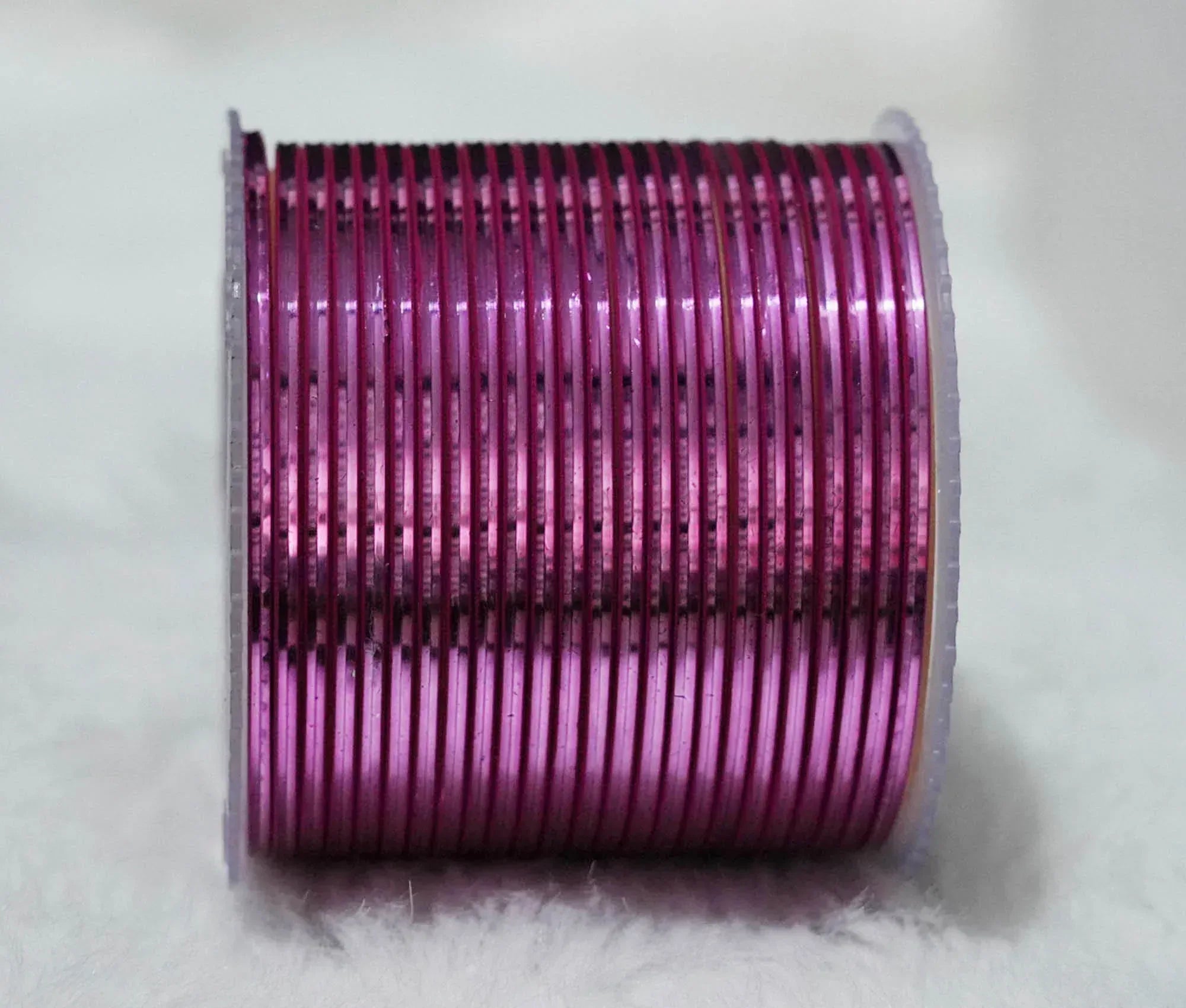 Pyazi Color Glossy Metal Bangle for Women & Girls (Pack of 24) - The Golden Cascade